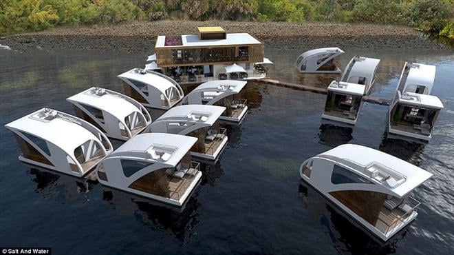 ล้ำ-โรงแรมลอยน้ำลอยออกเป็นเรือได้-ไอเดียเก๋ที่สุดในโลก