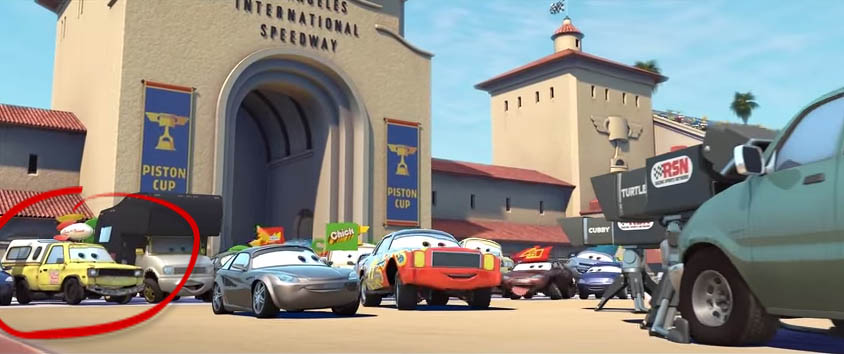 ใช้จนคุ้ม Pizza Planet รถที่ปรากฎอยู่ในภาพยนตร์เกือบทุกเรื่องของ Pixar