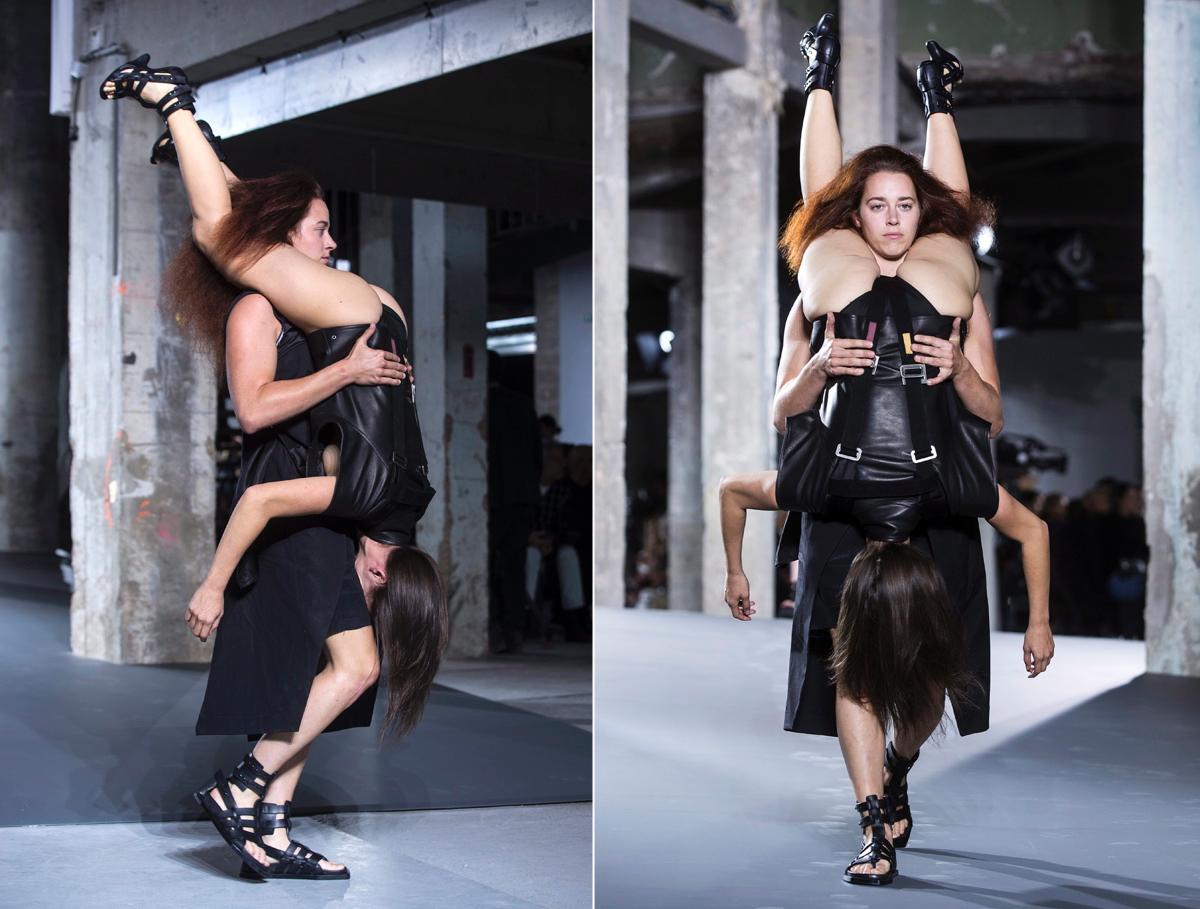 Rick Owens runway show at Paris Fashion Week.