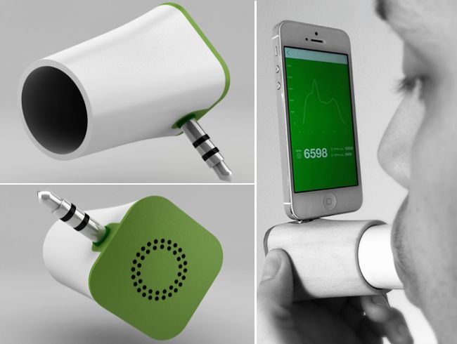 Smartphone-compatible-My-Spiroo-Peak-flow-meter