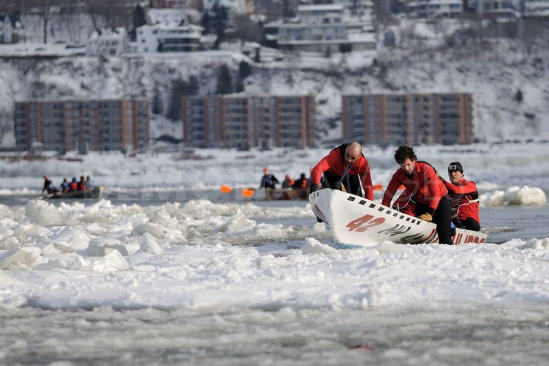 Ice Canoeing