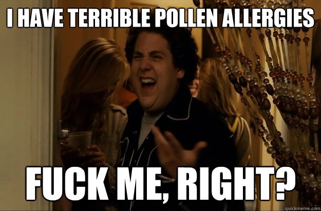 2) Some people are allergic to pollen and they can't literally stand out in spring season.