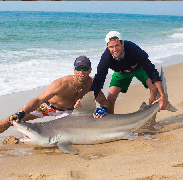 We should all be proud of him, and make sure people know that sharks need our help.