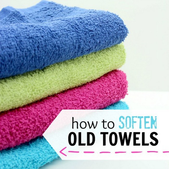 soften old towels