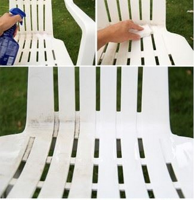 cleaning outdoor chair