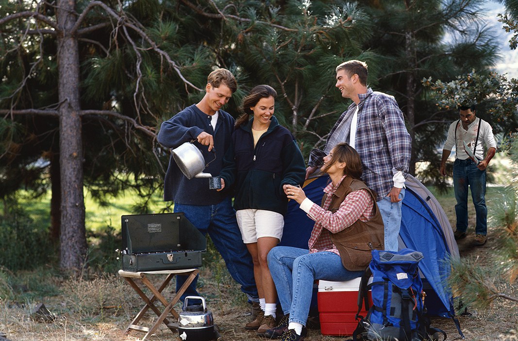 Friends Camping