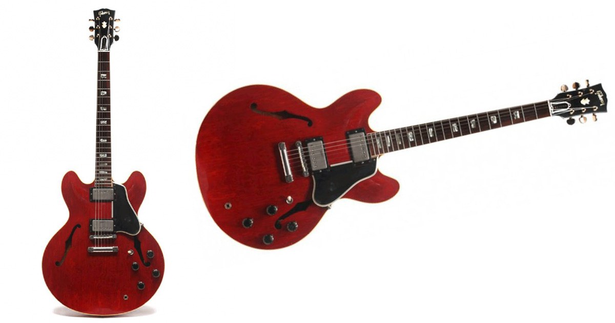 อันดับที่ 5 Gibson ES0335 TDC 1964 ของอีริค แคลปตัน