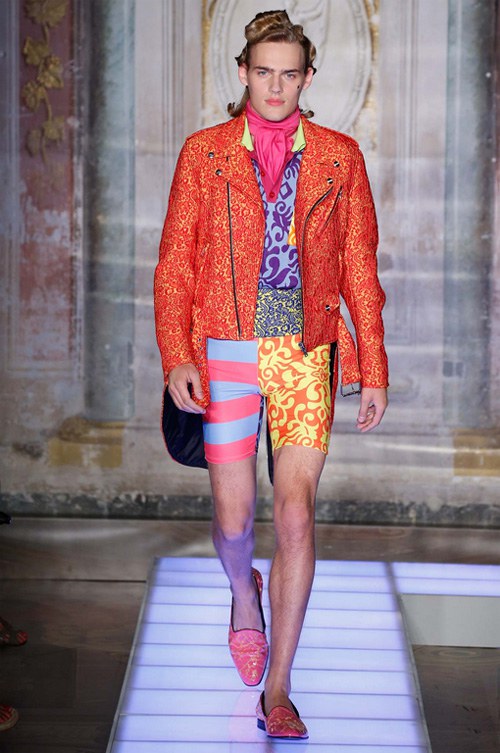 Moschino Spring/Summer 2016 Playful Men's Outfits in Vibrant Palettes