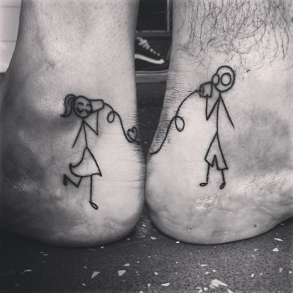 Matching Couple Tattoo