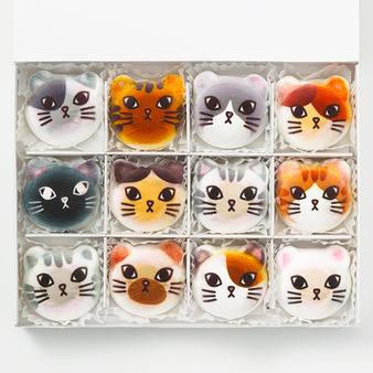 Felissimo ในญี่ปุ่นออกมาร์ชเมลโลรสช็อกโกแลตหน้าแมวเหมียวสุดน่ารัก กล่องนึงมี 12 หน้า ราคา 700 บาท