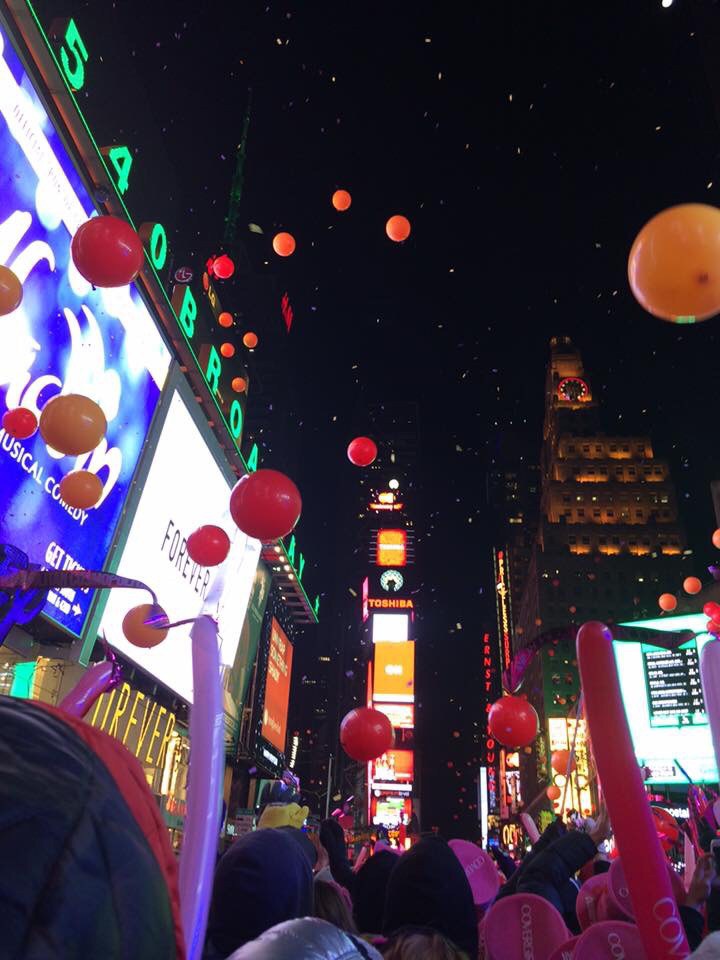 เมื่อฉันไปเค้าท์ดาวน์ที่ time square NYC