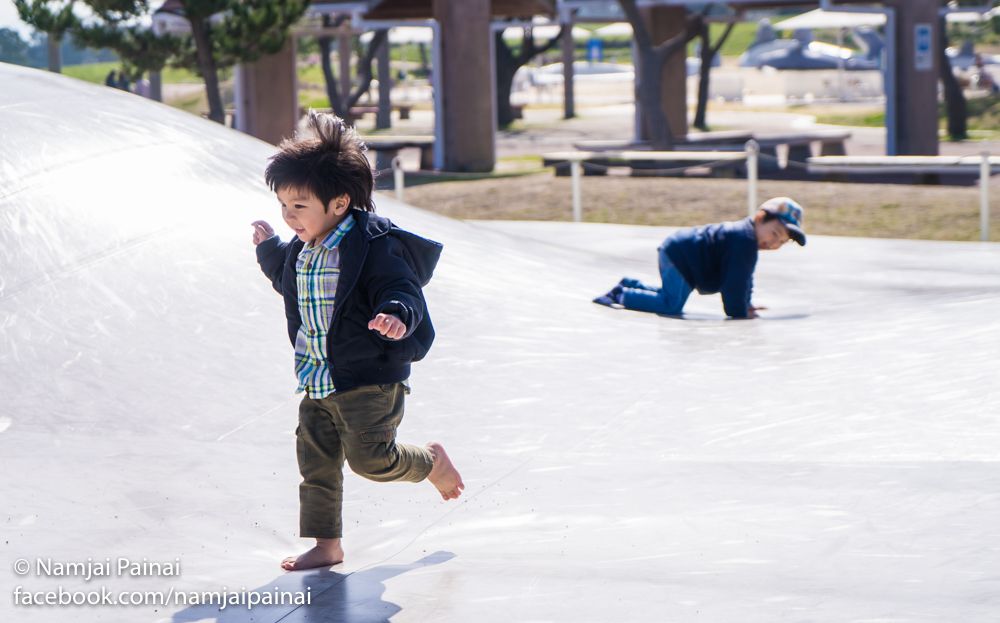 Uminonakamichi Park Fukuoka สวนสวย สนามเด็กเล่นขนาดใหญ่ ในฟุคุโอกะ