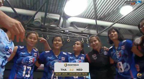 ทีมตบสาวไทยทะยานเข้าสู่รอบรองชนะเลิศได้สำเร็จในการแข่งขันวอลเลย์บอลมองเทรอซ์ มาสเตอร์ 2016