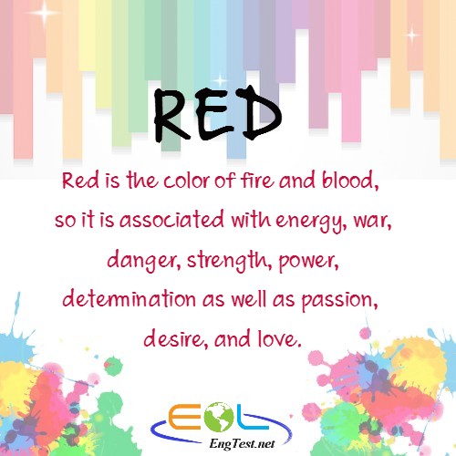 Color Meaning (ความหมายของสีในภาษาอังกฤษพร้อมคำแปล)